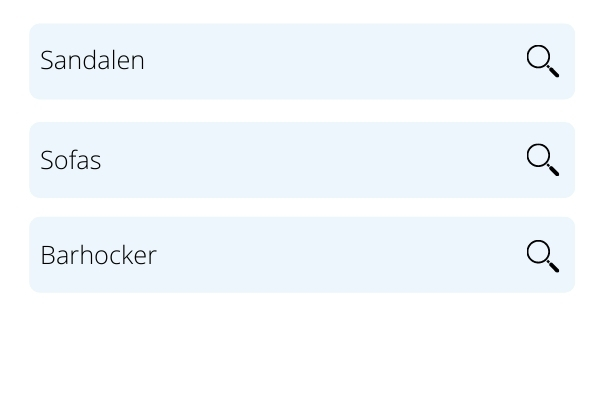 2.Suche nach Produkttypen
