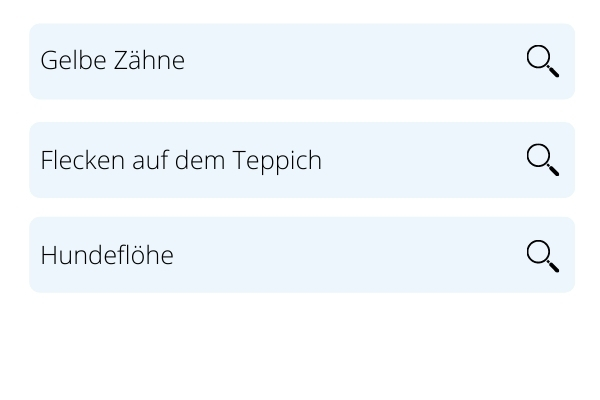 4.Suche nach Symptomen