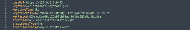 Werte NiFi Properties