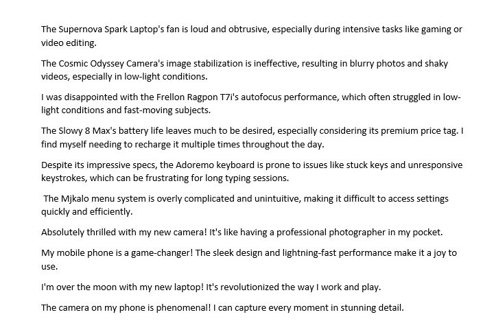 Automatisch generierte Bewertungen von ChatGPT