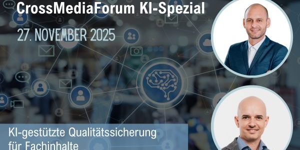 CrossMediaForum KI-Spezial am 27.11.25