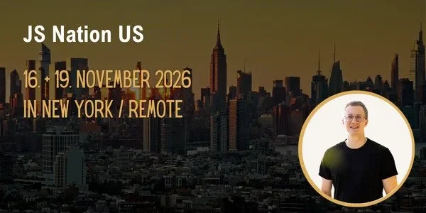 JS Nation US am 16. + 19. November 2026 in New York/remote